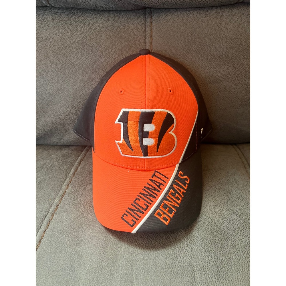Cincinnati Bengals 47 Brand NFL Orange Black Embroidered Logo Baseball Cap‎ OSFA